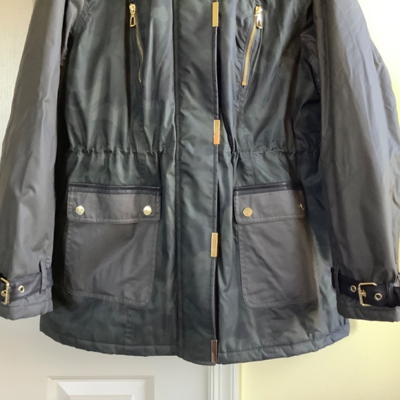 GILI Camo Hooded Anorak Jacket Olive Size 14 - Picture 6 of 15